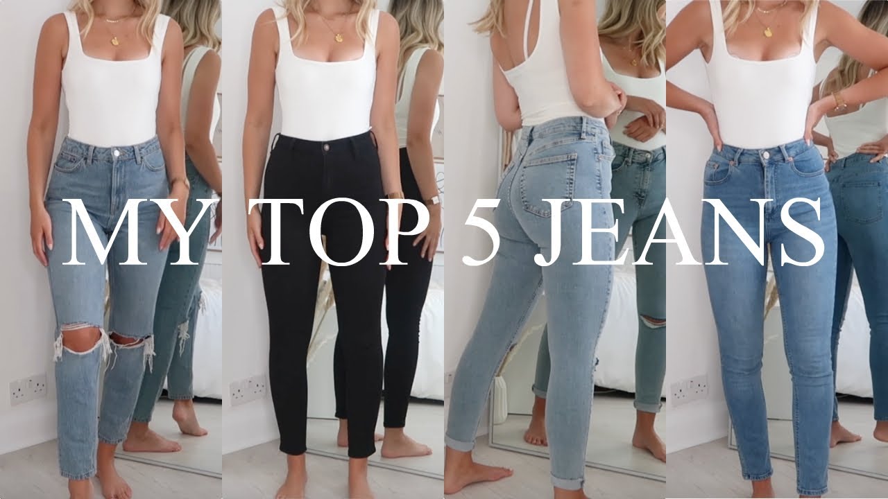 Jeg mistede min vej Gum Lyn TOP 5 MOST FLATTERING DENIM JEANS | ASOS, TOPSHOP, HOLLISTER - YouTube