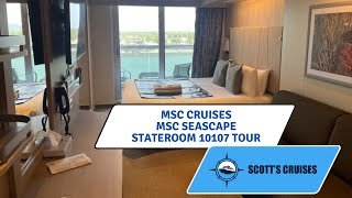 MSC Seascape Stateroom 10107 Full Tour