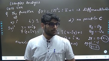 Complex Analysis || Gate 2014 Question Solution || By Dr. Parveen Kumar