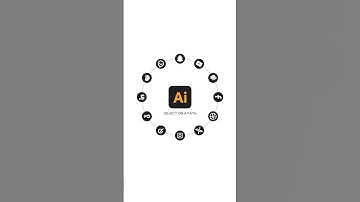 Adobe Illustrator Tips 2025 | Object on a Path in Adobe Illustrator #learncreative