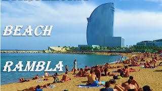 Barcelona de la Rambla a la Playa