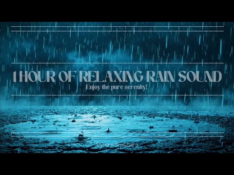 1 HOUR OF RELAXING RAIN SOUND – Rain sounds – Best for studying and relaxation