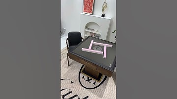 part 31.Fully automatic solid wood mahjong table dining table mahjong machine integrated smart and