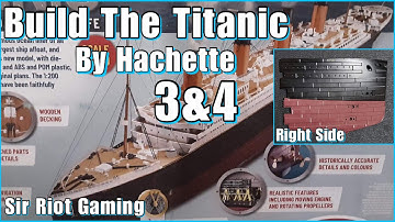 Build the Titanic by Hachette, issue 3 and 4 #buildthetitanic #titanic