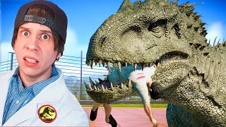 Metí un INDOMINUS REX en mi Parque Jurásico
