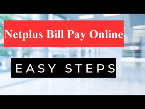 How to pay Netplus Bill online| Netplus Bill pay #netplus #internet