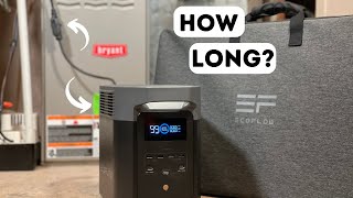 How Long Will The EcoFlow Power Station Run My Furnace?  |  Power Outage Emergency Heat