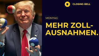 Hoffnung auf mehr Zoll-Ausnahmen | Europa-USA Reisen brechen ein.