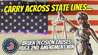 HUGE 2A WIN Re: Carry Across State Lines