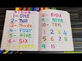 Numbers name 1 to 10| 12345678910|one to Ten| handwriting Practice 1 to 10|ArtWithRajalba #education