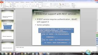 Windows 8 Metro apps and the outside world - connecting with services and integrating the cloud