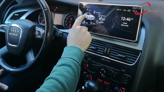 Changer Autoradio Audi A5 B8 8T MIMI Sportback Compatible GPS Android  Carplay Bluetooth Tactile 
