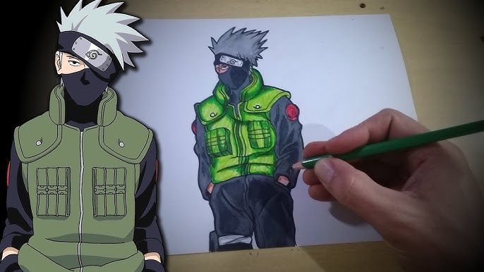 Hatake Kakashi 3 para colorir