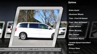 2014 Dodge Grand Caravan Beaufort SC 9903HP