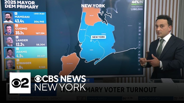 CBS News' Anthony Salvanto breaks down early numbers in the NYC Democratic mayoral primary
