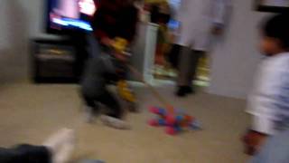 The Pinata finally breaks on Halloween 2009