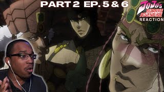 Wamuu, Kars, and Esidisi! | JoJo's Bizarre Adventure: Part 2 Episode 5 and 6 [REACTION + DISCUSSION]