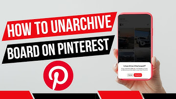 Hoe je een bord uit het archief haalt op Pinterest
