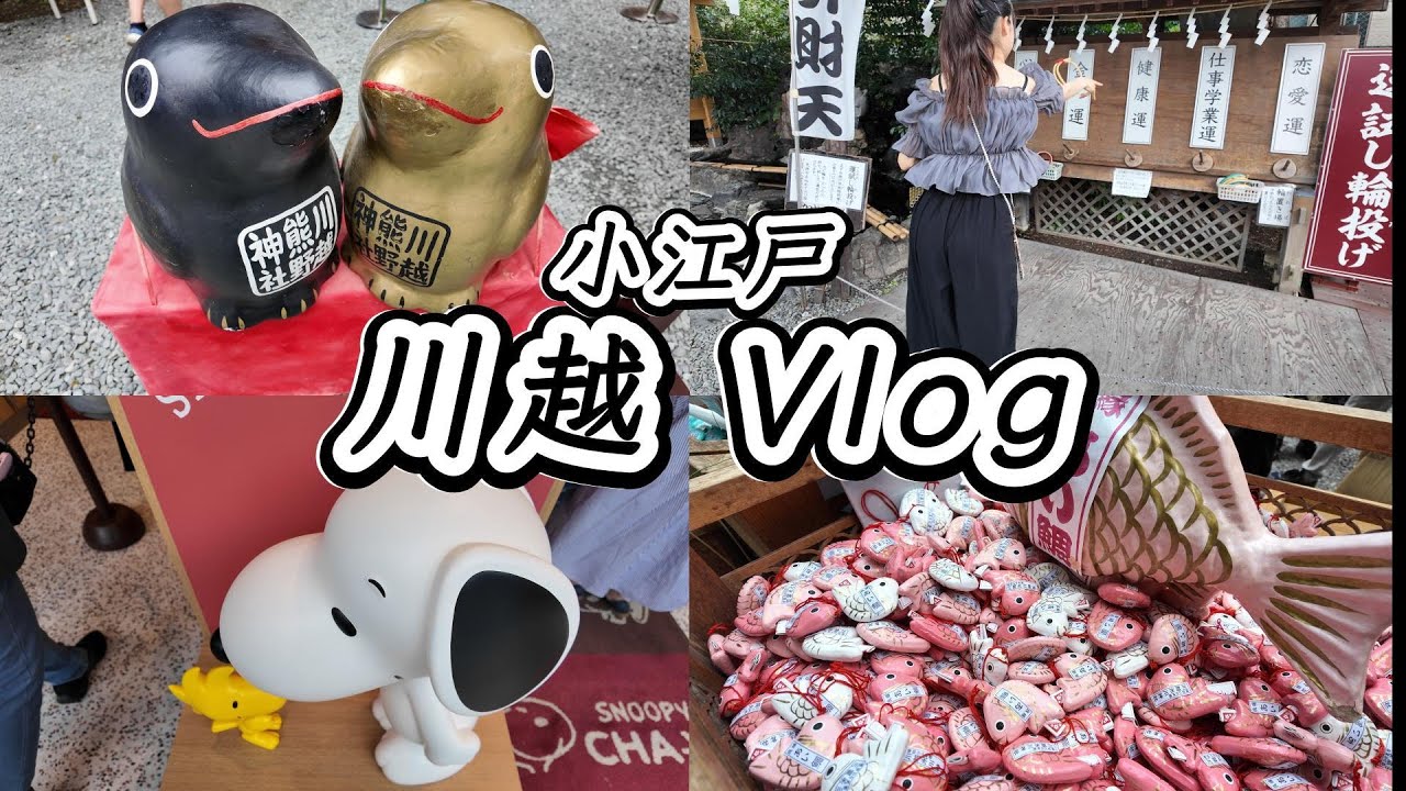 【Vlog】小江戸川越を散策 レトロな街並みや食べ歩きで満喫