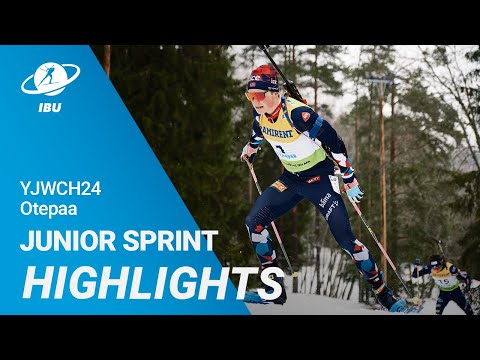 YJWCH24 Otepaa: Junior Men Sprint Highlights