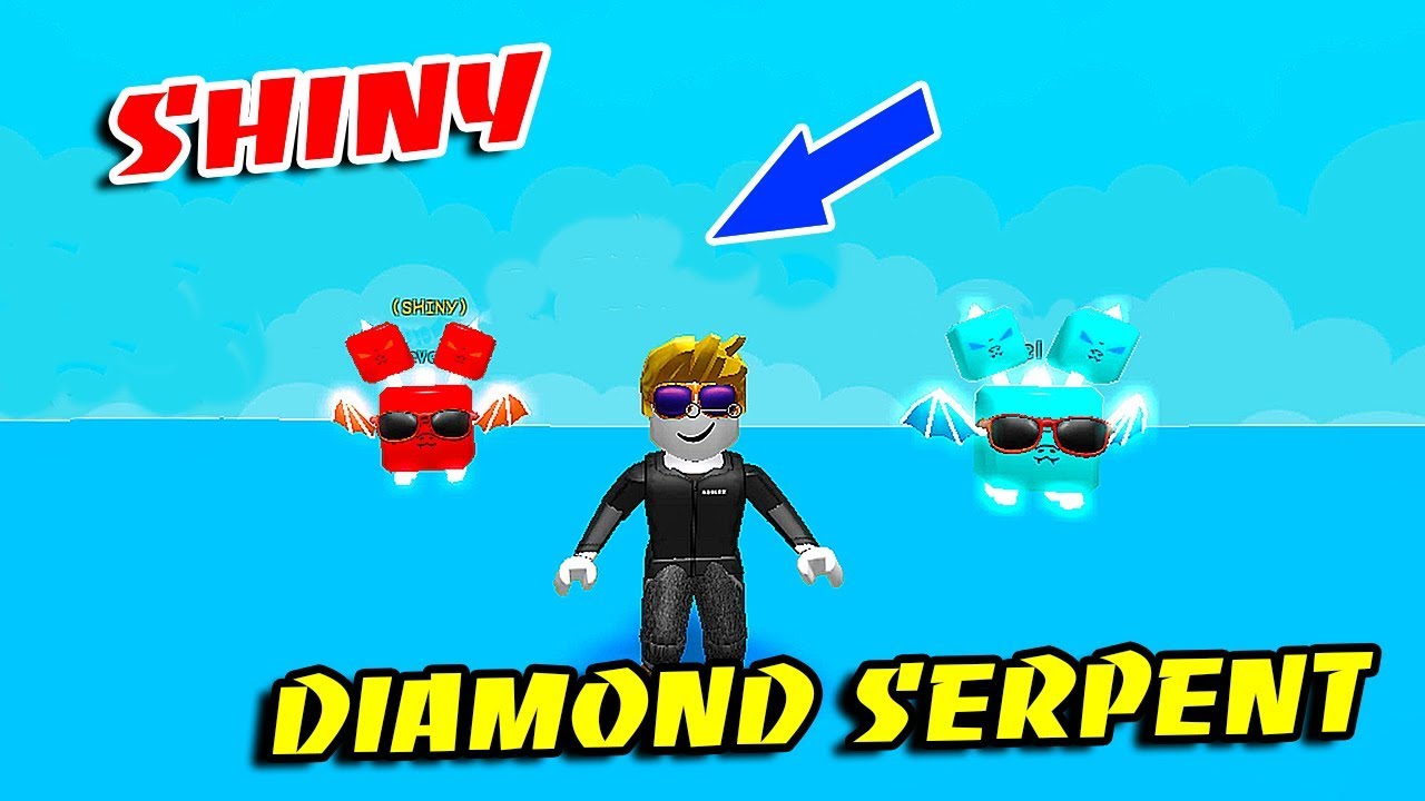 I GOT SHINY DIAMOND SERPENT! RARE PET In EVENT EGG | Roblox Bubble Gum Simulator
