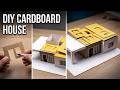 How to Build a Simple DIY Miniature Modern House Model Out of Cardboard Box by @hl_miniature3732