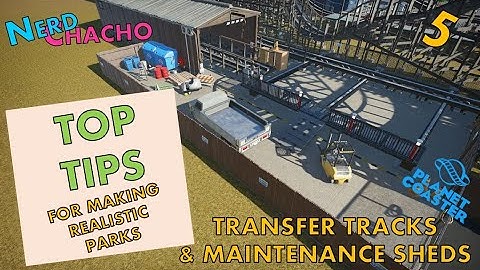 #5 -Transfer Tracks - Planet Coaster Tutorial - Realistic Looking Parks in Planet Coaster