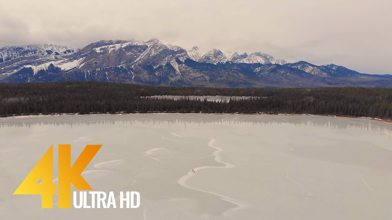 Winter in British Columbia  Canada - Aerial Cinematic Video 4K - Short Preview