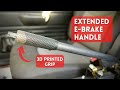 Extended Parking Brake Handle - LS Swapped Beetle Project