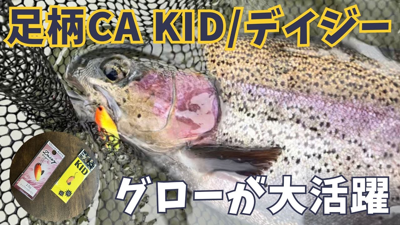 足柄CA】雨の足柄、強めグロー系カラースプーンが大活躍！【#エリア