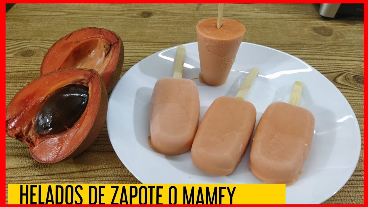 HELADOS DE ZAPOTE / HELADOS DE MAMEY / DELICIOSOS HELADOS CASEROS CREMOSOS DE ZAPOTE