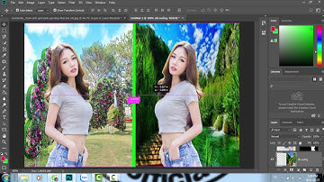 Tutorial on how to edit artwork | How To Remove Green Background In Photoshop cc #21  | Nam Tech