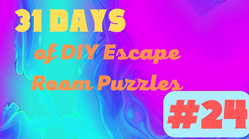 Physical puzzles for your DIY escape room