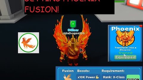 Reaching The New Phoenix Fusion in Super Power Fighting Simulator!