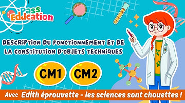 Description du fonctionnement et de la constitution d’objets techniques CM1 CM2 Leçon Exercices