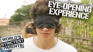Teens Are Blindfolded To Experience Life as a Visually Impaired World s Strictest Parents