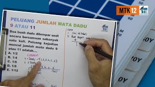 Peluang Jumlah Mata Dadu 9 atau 11