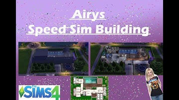 The Sims 4 || Floor plan Design. || Speed building.