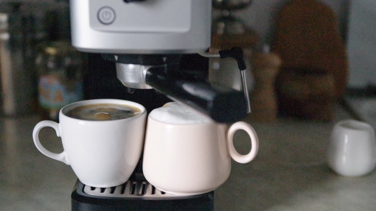 Krups XP 3440 Home Espresso Machine - Double Espresso - YouTube