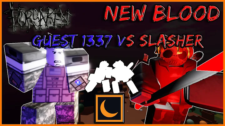 Guest 1337 VS Slasher Animation - NEW BLOOD (Roblox Forsaken - Moon animator)