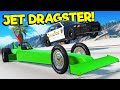 NEW JET DRAGSTER Mod Creates BIG Crashes on the Highway in BeamNG Drive Mods!