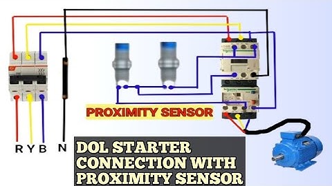 PROXIMITY SENSOR CONNECTION WITH DOL STARTER !