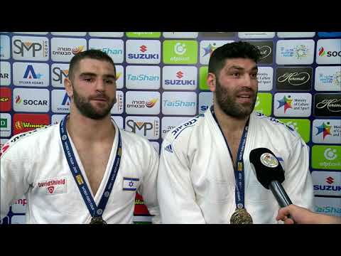 Paltchik and Sasson take gold for Israel in front of passionate home crowd