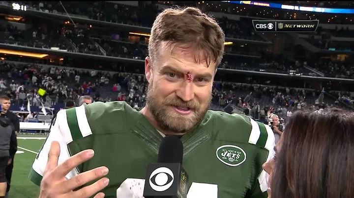 Ryan Fitzpatrick Photobombed by Nick Mangold, Asks...