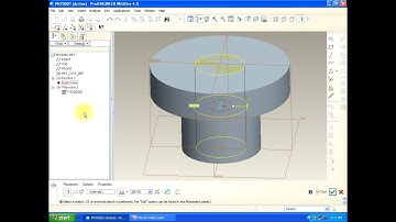 How to use Revolve command in proe wildfire 4.0