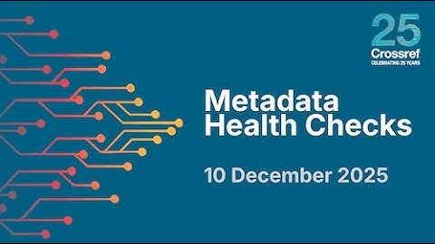 Metadata health Check 10 Dec 2025