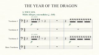 ドラゴンの年/The year of the Dragon　トロンボーン4重奏