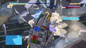 Grimlock grapple gameplay, fight against Motormaster. Transformers: Devastation