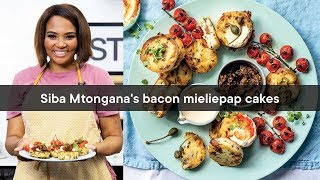 Siba Mtongana's bacon mieliepap cakes | Woolworths TASTE Magazine