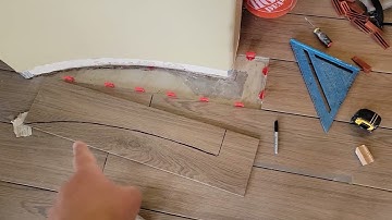 Genius Hack To Cut Curves In Tile By Rounded Walls | Smart Tips & Tricks To Make Curved Tile Cuts